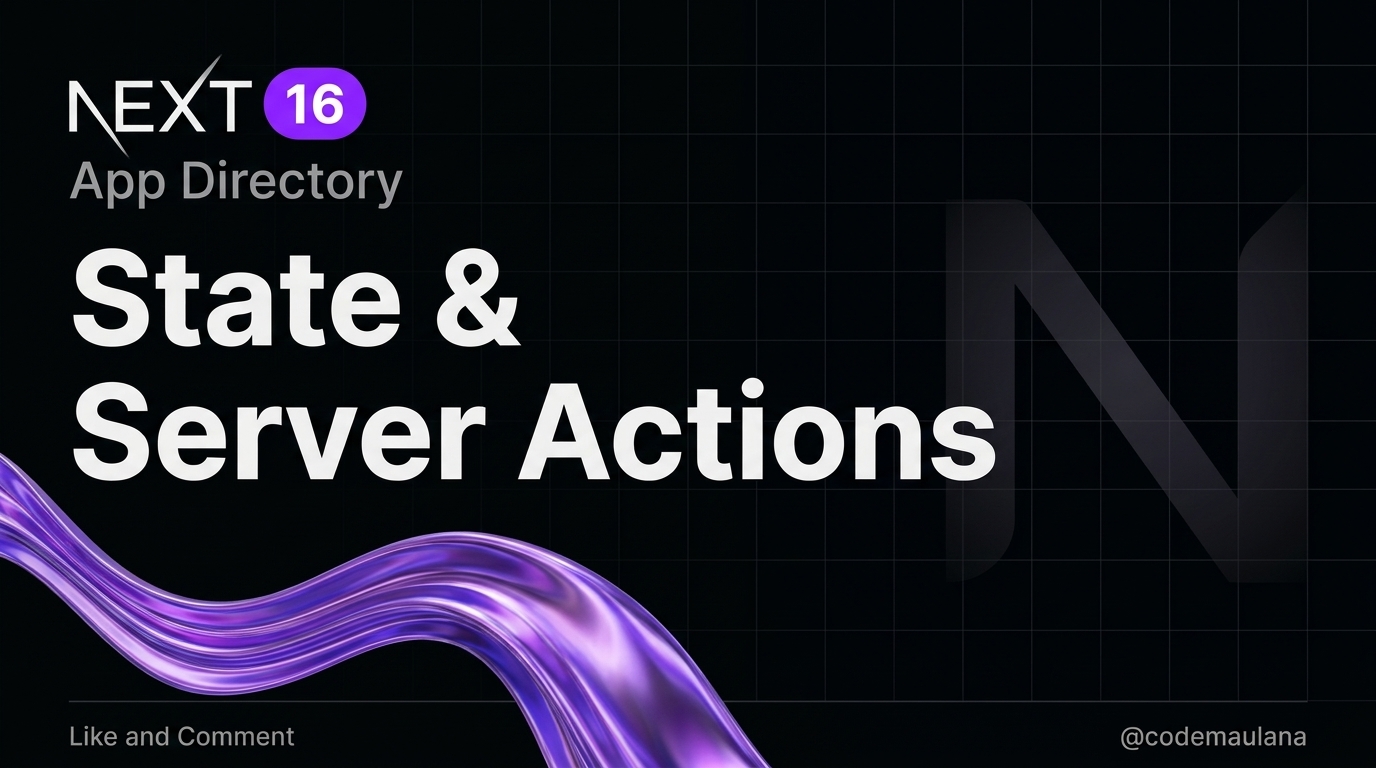 Building Scalable Web Architecture with Next.js 16 and Server Actions